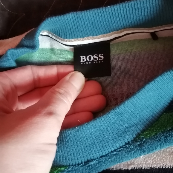 Hugo Boss vintage inspired oversized terry cloth tshirt - Picture 5 of 8